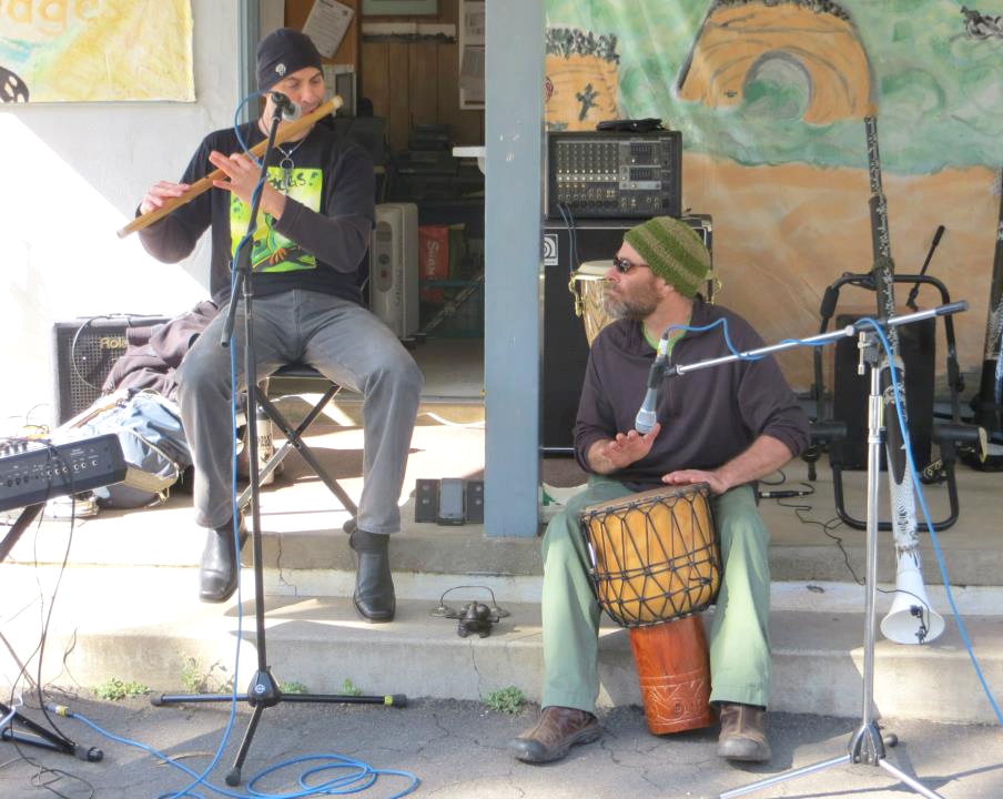 2013-02-09 Natural Bridges Migration Festival Kerry Kriger Bansuri Chris Berry Drums Santa Cruz CA