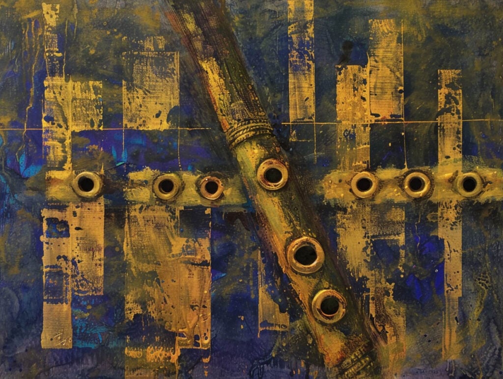 Bansuri Abstract Art Kerry Kriger Midjourney