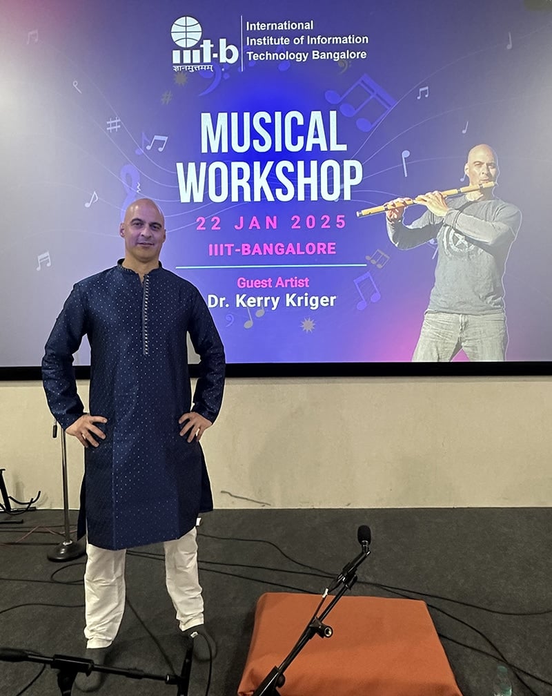 India Bengaluru Bansuri Kerry Kriger IIIT 2025-01-22