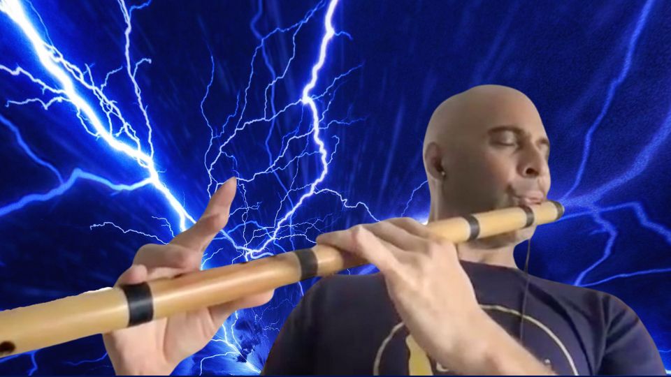 Lightning bansuri Kerry Kriger