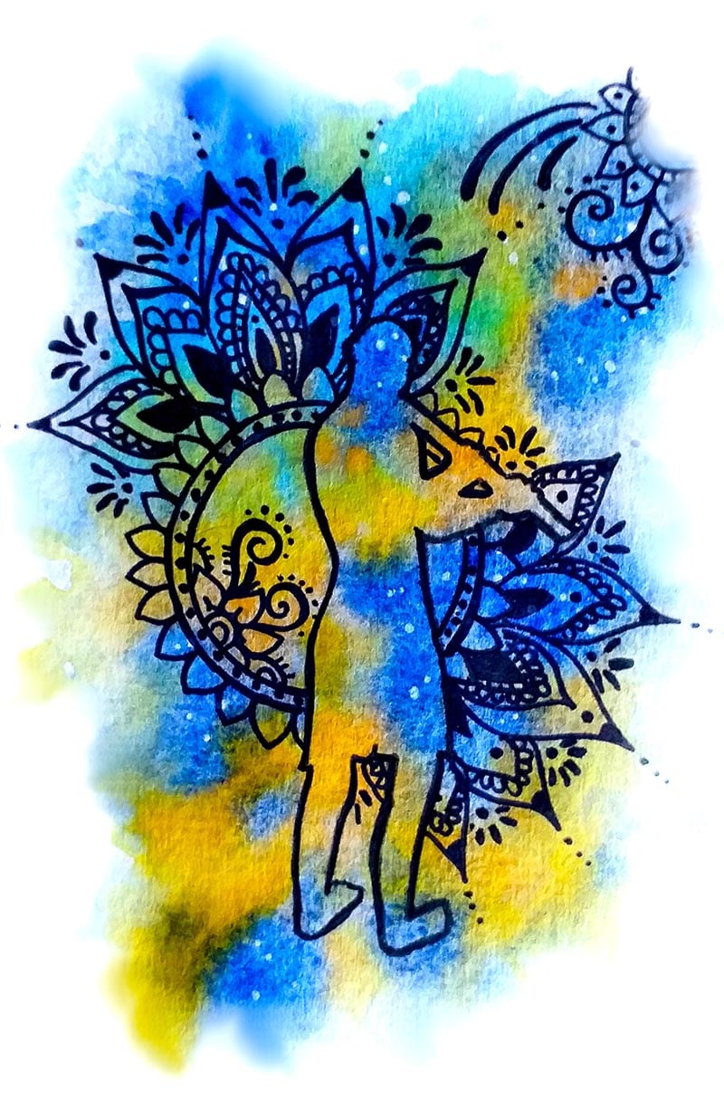 Bansuri Bliss Logo Art by Monica Valer